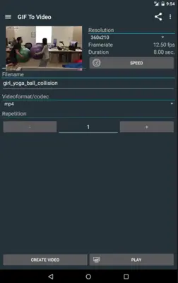 GIF To Video android App screenshot 0